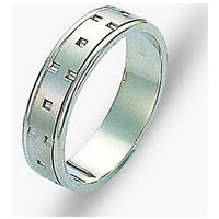 Item # 116981E - Wedding Ring, 18 kt Hand Made