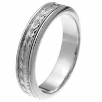 Item # 218031WE - 18 Kt White Gold Wedding Ring