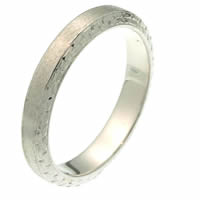 Item # 218081WE - 18 Kt White Gold Wedding Ring