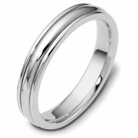Item # 46799WE - 18K White Gold Classic Wedding Ring