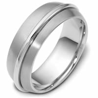 Item # 47560PD - Palladium Contemporary Wedding Ring