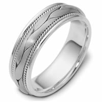 Item # 47567PD - Palladium Handcrafted Wedding Ring