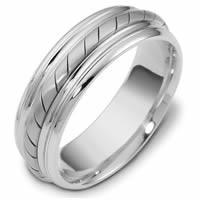 Item # 48033PD - Palladium Handcrafted Wedding Ring