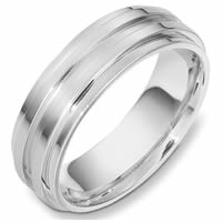Item # 49001PD - Palladium Contemporary Wedding Ring