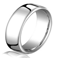 Item # B25853PD - Palladium 7.5mm Comfort Fit Wedding Ring