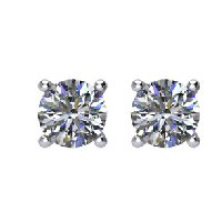 Item # E70331PP - Platinum Diamond Earrings.