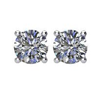 Item # E70751WE - Diamond Stud Earrings