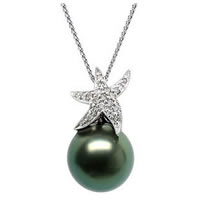 Item # P002058 - 14 K Tahitian Pearl Pendant
