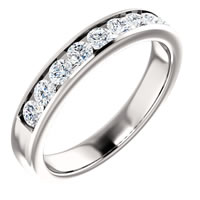 Item # SR9128811W - 14K Diamond Wedding Ring 1.0CT