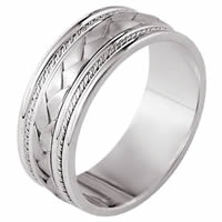 Item # 110041W - Wedding Ring  Braided Band