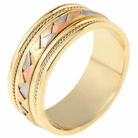 Item # 110051 - Wedding Ring 14 kt Hand Made