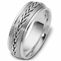 Item # 110221PD - Palladium Hand Made Wedding Ring