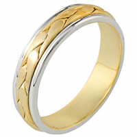Item # 110251 - 14 kt Hand Made Wedding Ring