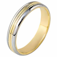 Item # 111061PE - 18K Gold and Platinum Hand Made Ring