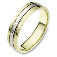 Item # 111671 - Two-Tone Gold Comfort Fit, 5.5mm Wide Wedding Band