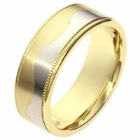 Item # 112091PE - 18K and Platinum Wedding Ring.
