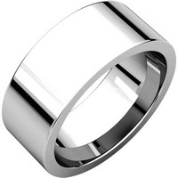 Item # 114781PP - Platinum Flat Comfort Fit 8MM Wedding Ring