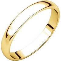 Item # 114851E - 18K Gold 3mm Wide Wedding Ring