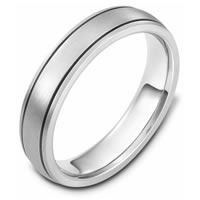 Item # 115091W - Hand Made 5.0mm Wide Comfort Fit Wedding Band