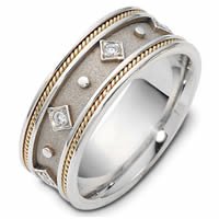 Item # 115891E - The Crown Ring 18K Wedding Band