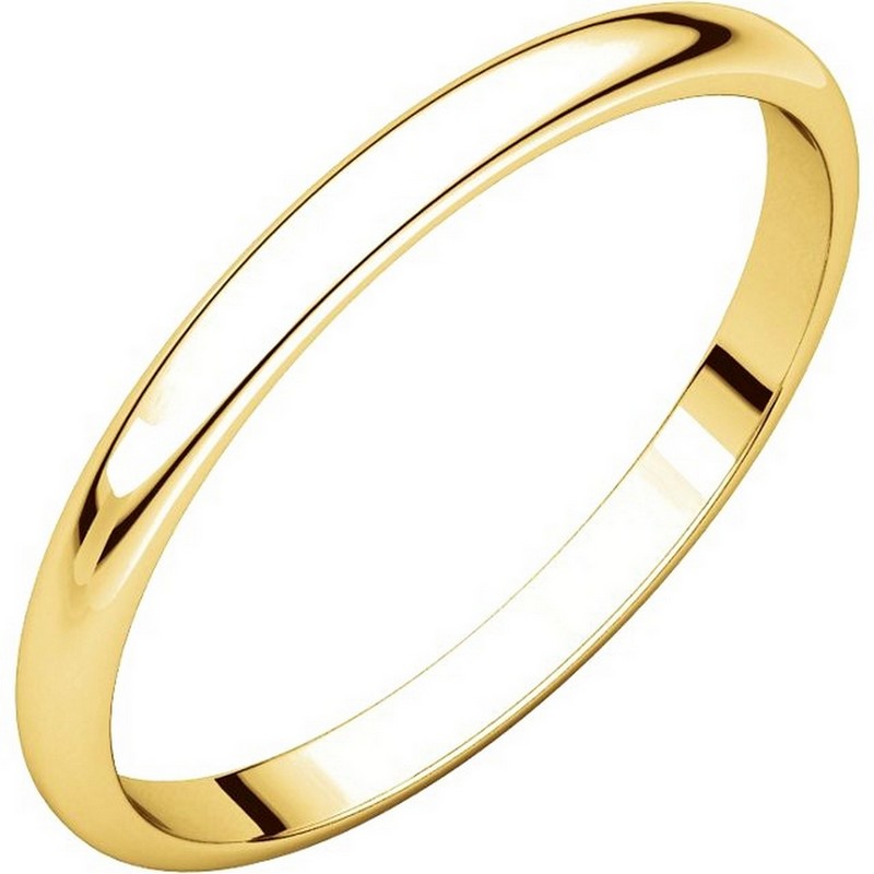 9ct Gold 5mm Half Round Wedding Ring - Size Y | Goldmark (AU)