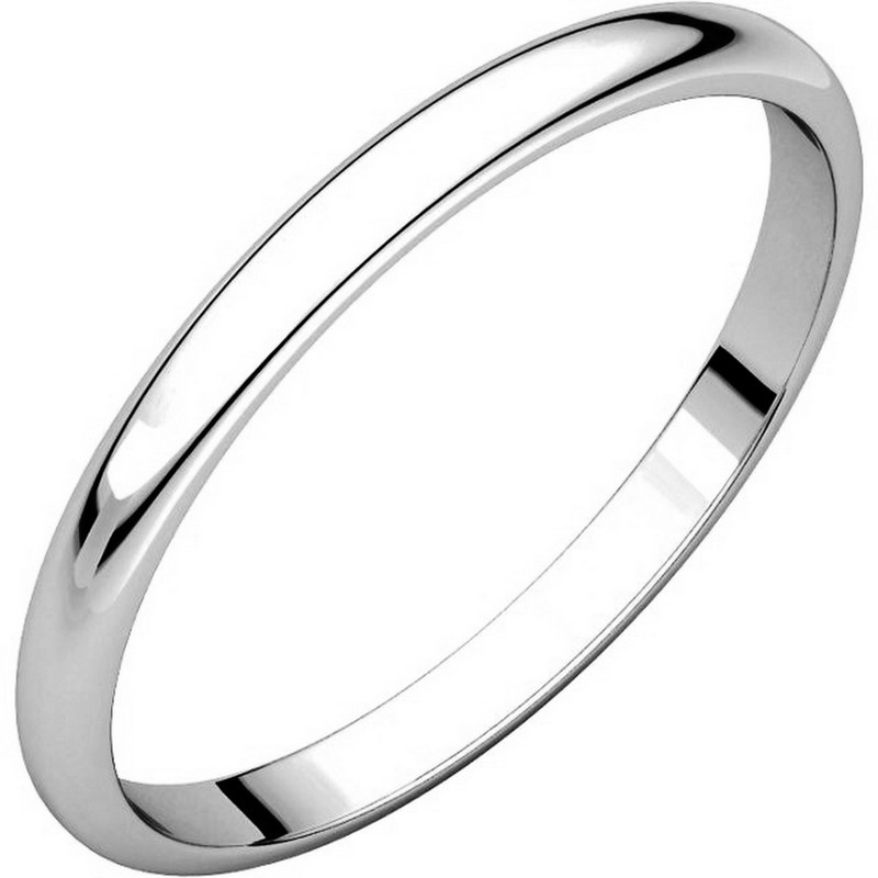 950 Platinum 3.2 mm Plain Wedding Band (Ring Size 13) - Walmart.com