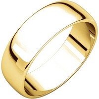 Item # 116821 - 14K Yellow Gold 6mm Wide Wedding Ring 