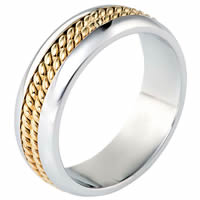 Item # 117061E - Gold Comfort Fit 7.0mm Wide Wedding Band
