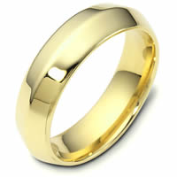 Item # 118471E - Modern Yellow Gold Wedding Band