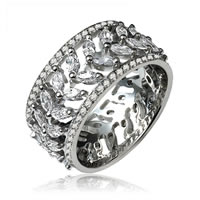 Item # 14784WE - 18K Gold Diamond Eternity ring