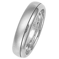 Item # 211311WE - 18 Kt White Gold Wedding Band