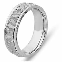 Item # 21303PP - Wedding Band -The Mountain