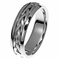 Item # 21583W - Wedding Ring, 14 Kt White Gold
