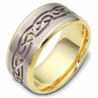Item # 47541PE - Celtic Carved Wedding Ring