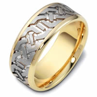 Item # 47542 - Contemporary Carved Wedding Ring