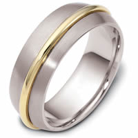 Item # 47560 - 14K Two-Tone Contemporary Wedding Ring