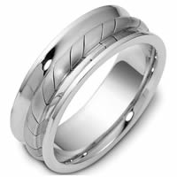 Item # 47902PD - Palladium Contemporary Wedding Ring