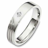 Item # 48535W - 14K White Gold Diamond Wedding Band