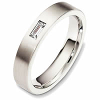 Item # 48746WE - Gold Straight Baguette Diamond Wedding Ring