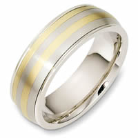 Item # 49000 - Two-Tone Classic Wedding Ring