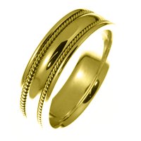Item # 49012 - 14kt Yellow Gold Handcrafted Wedding Ring