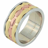 Item # 68749012 - 14 Kt Tri-Color Wedding Ring