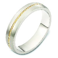 Item # 7546 - Two Tone Wedding Band