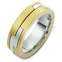 Item # A124961 - 14K Two-Tone Wedding Band.
