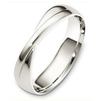 Item # A130281W - 14 Kt White Gold Wedding Band