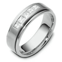 Item # C115681W - 14KT White Gold Diamond Wedding Ring