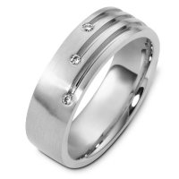 Item # C124431AG - Silver 925 Diamond Wedding Band