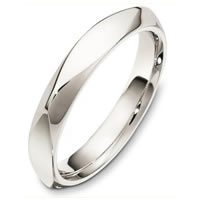Palladium Contemporary Wedding Rings
