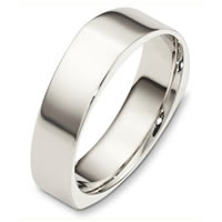 Item # C131671WE - White Gold 6.0mm  Comfort Fit Wedding Band