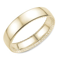 Item # C5804E - Yellow Gold Rope Design Band